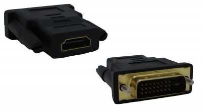 Adapter DVI-D (24+1) Stecker - HDMI A-Buchse
