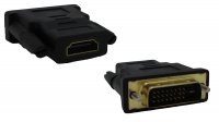 Adapter DVI-D (24+1) Stecker - HDMI A-Buchse