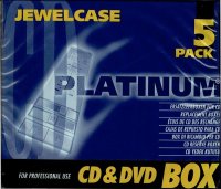 CD & DVD-Leerbox-Pack Jewelcase 5er